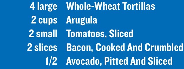 💗Grilled Chicken Arugula Salad Wrap!💗