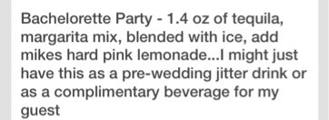 Bachelorette Party Drink  