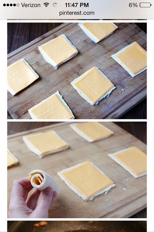 Grilled Cheese Rolls