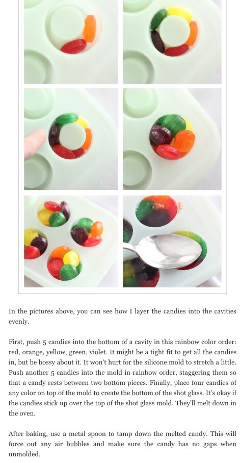 Diy Hard Candy Shot Glasses 🍭