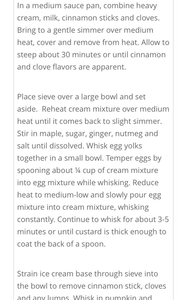 Maple Pumpkin Ice Cream