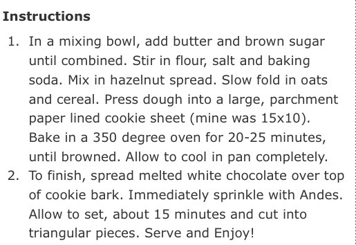 Peppermint Mocha Cookie Crisps
