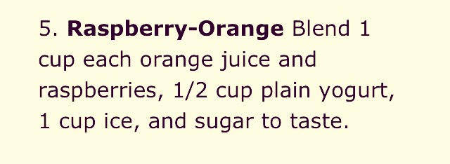 Smoothie Recipes 