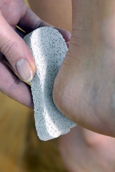 It's easy to forget parts of the body that you don't think about often, like elbows and feet, but they want love, too. When you suddenly notice in mid-winter that your heels are covered in dead skin, you'll want to do some polishing. 