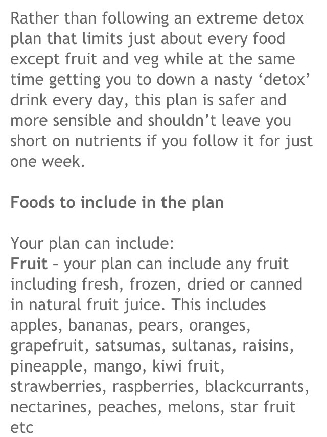 7 Days Detox Plan : Weight Loss 💪💪💪