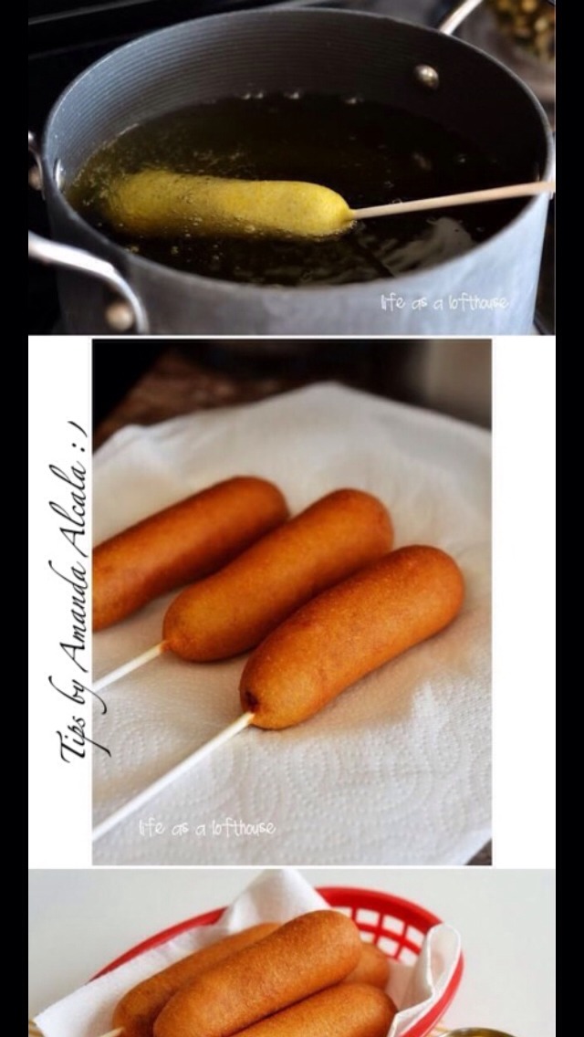 Homemade Corn dogs! 