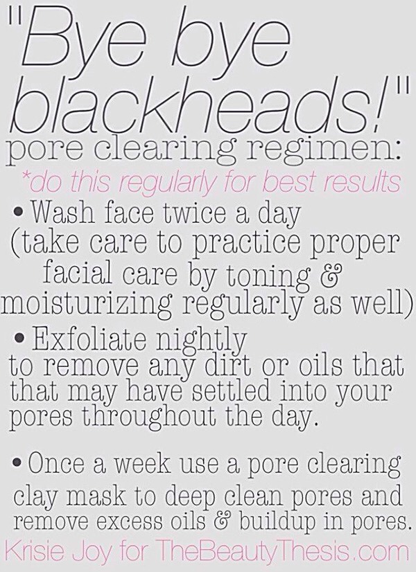 3. Although blackheads aren’t a sign that your skin is dirty, it’s still important to keep your face cleansed so that you don’t clog your pores.