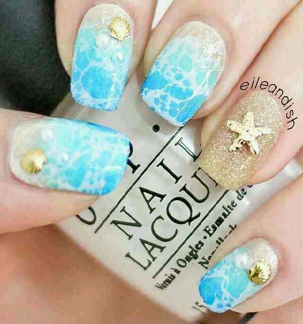 🌟Mermaid themed Nail art inspiration 🌟