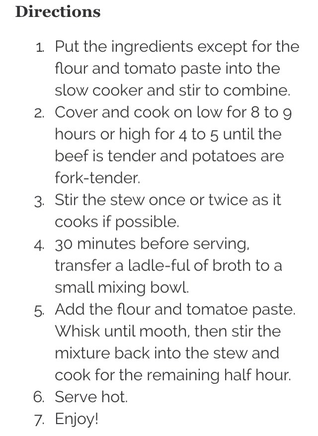 🌀 Slow Cooker Beef Stew 🌀