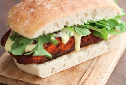 Blackened Salmon Sandwich

Start the new year right with a blackened salmon sandwich- choosing this over a fried fish fast food lunch is a smart and healthy choice!
