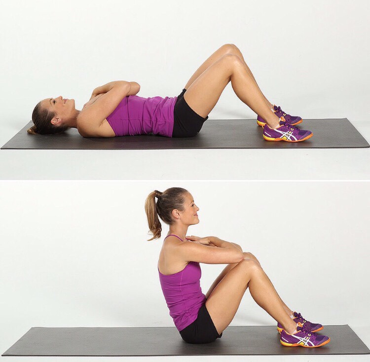 12 crunches