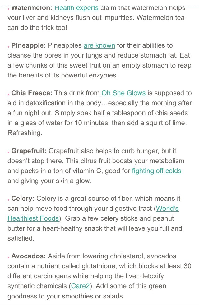 10 Snacks that Detox your Body