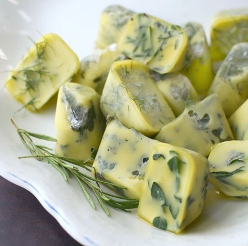 4. Also, you can freeze herbs over the winter with olive oil to make them stay `fresh` over the season.


