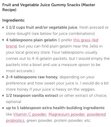 Homemade Gummy Recipe 