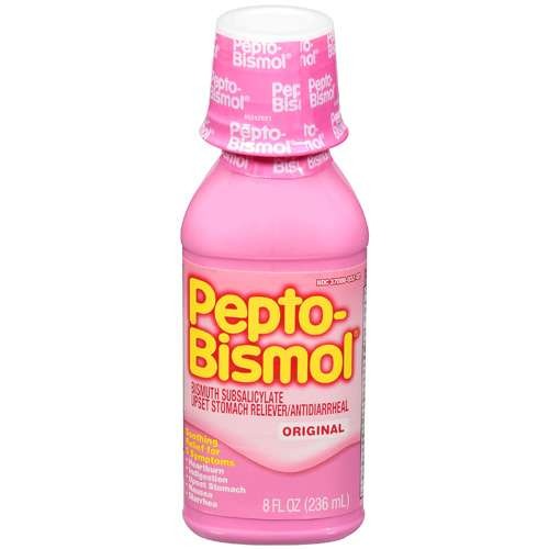 3. Next time you need a face mask but don’t have time to run to the store, use Pepto Bismol. In the same way it breaks down oil and acids in your digestive system, it breaks down any on your face. Use two tablespoons and leave on for 15-20 minutes.