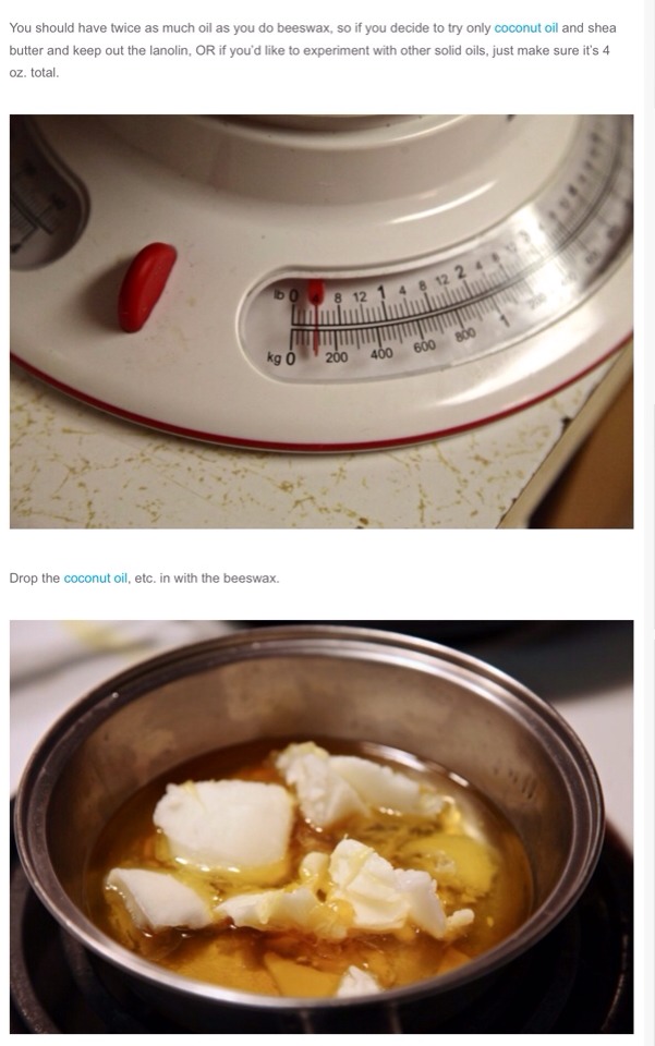 ✨❤️Burt's Bees Style Lip Balm Recipe❤️✨
