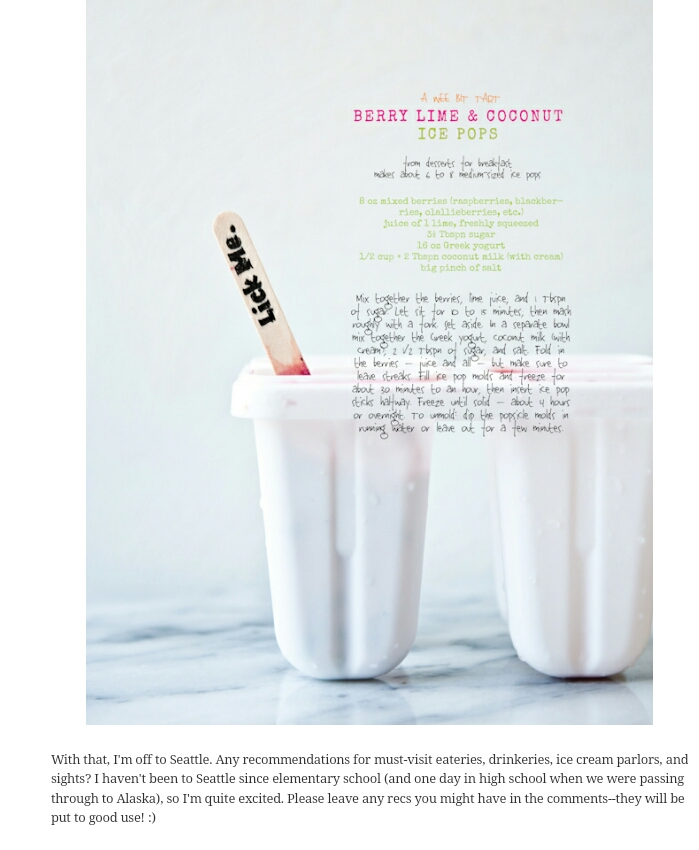 Berry Lime And Coconut Popsicles! 