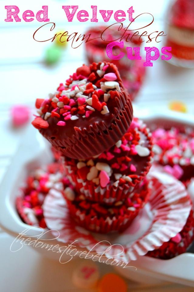 Red Velvet Cream Cheese Cups 