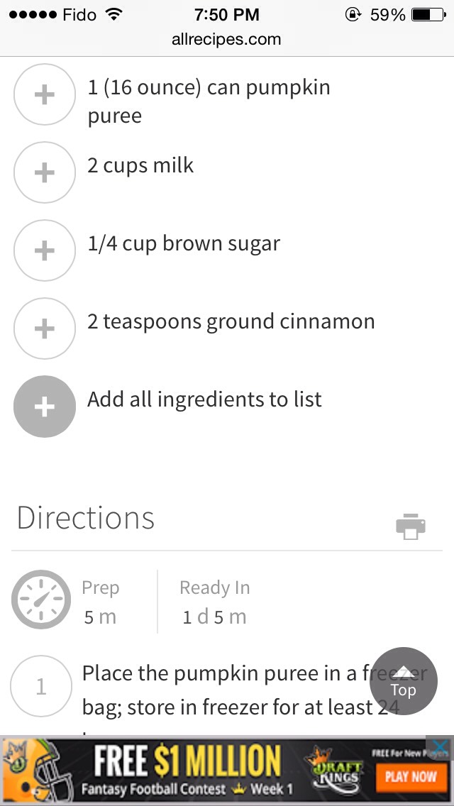Fall Drinks
