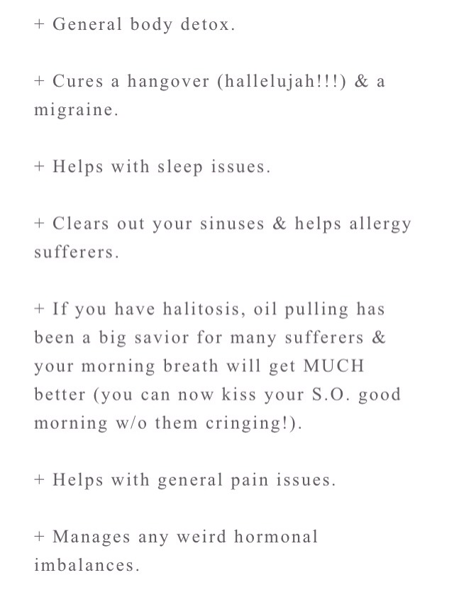 The Benefits Of Oil Pulling π¬