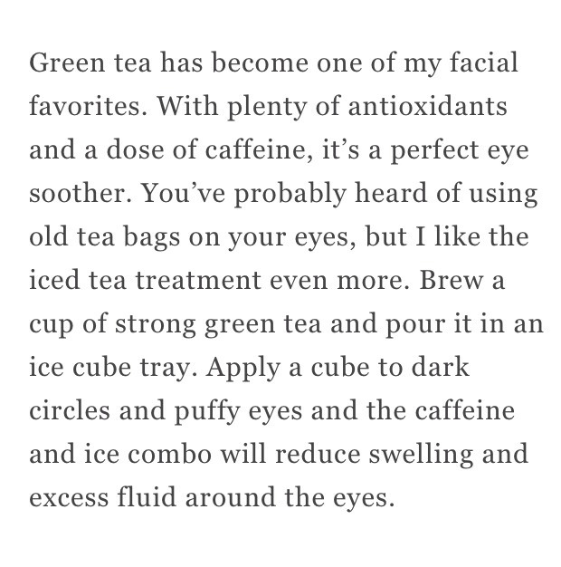 Beauty Tricks With Ice
