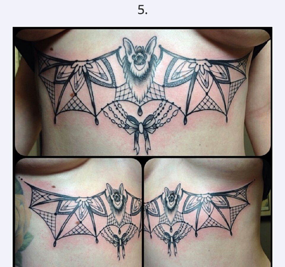 30 Sexy Under Breast Tattoos  You Won't  Be Able To Take Your Eyes Off Of!