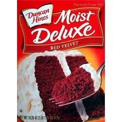 Red velvet cake mix! 