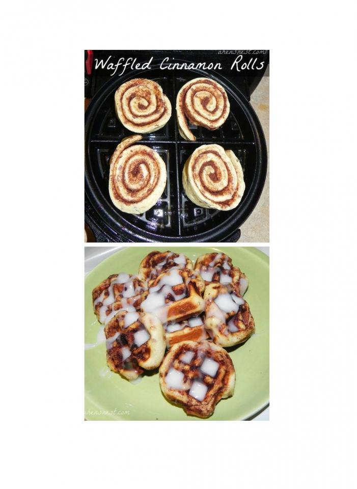 Waffled Cinnamon Rolls

Pilsbury Cinnamon Rolls with a twist.