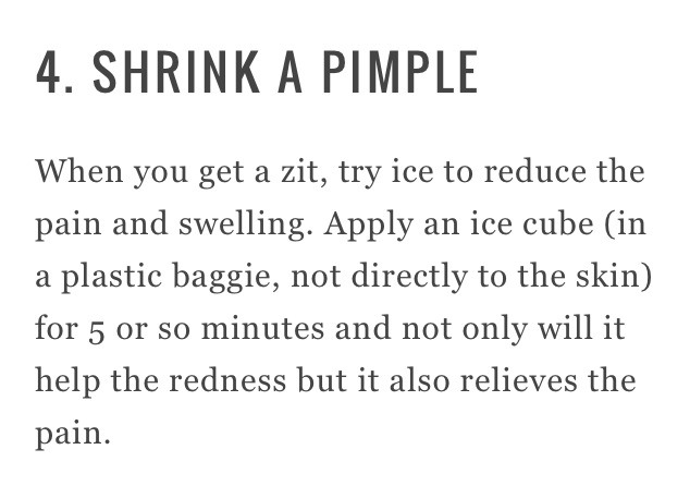 Beauty Tricks With Ice