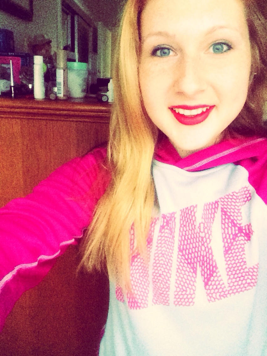 And voila long lasting red lips!