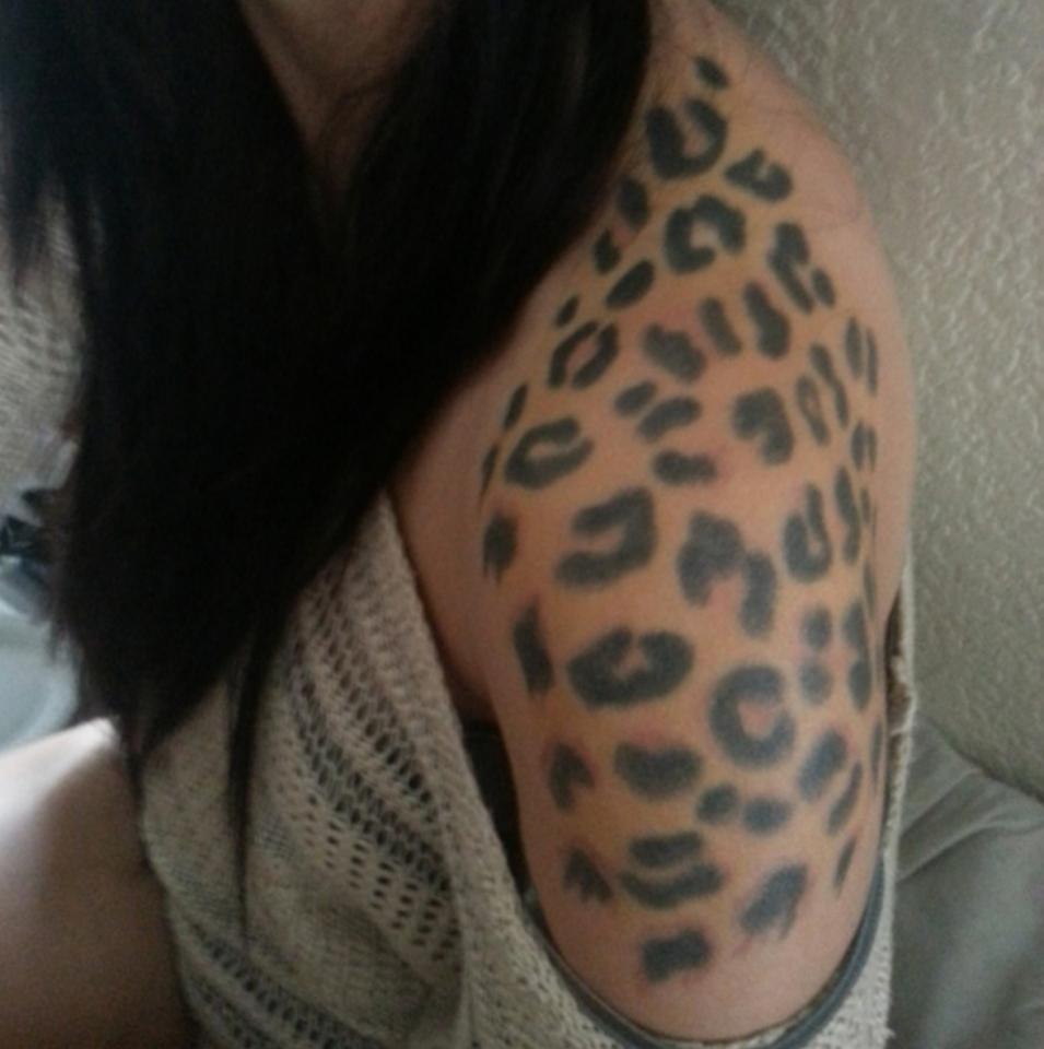 Beautiful Leopard Print Tattoos For Women!!
